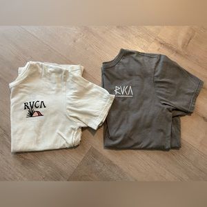 2 Mens RVCA shirts. Size Large
